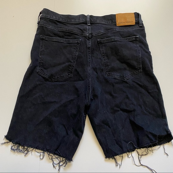 Denim Forum The Arlo High Rise Straight Shorts - Picture 5 of 7